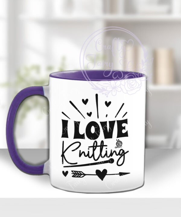 3147 personalised knitting lady mug 3