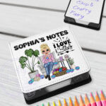 3155 personalised knitting lady memo notes 1