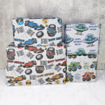 personalised formula 1 black/turquoise racing car fan's birthday or father's day card