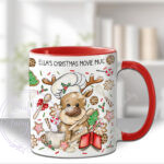 3210 reindeer chef baker christmas mug 1