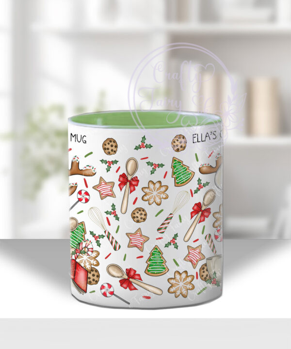 3210 reindeer chef baker christmas mug 3