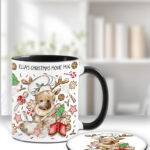 3210 reindeer chef baker christmas mug 4