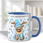 3220 personalised reindeer bue mug 1