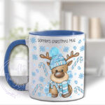 3220 personalised reindeer bue mug 2