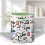 3238 personalised reindeer elf christmas mug 1