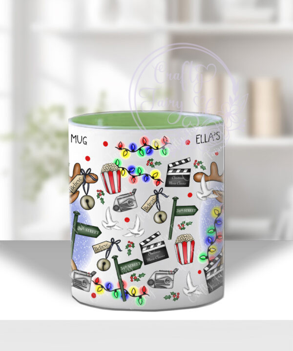 3238 personalised reindeer elf christmas mug 1