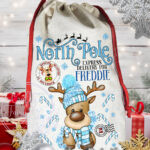3245 personalised reindeer santa sack 1