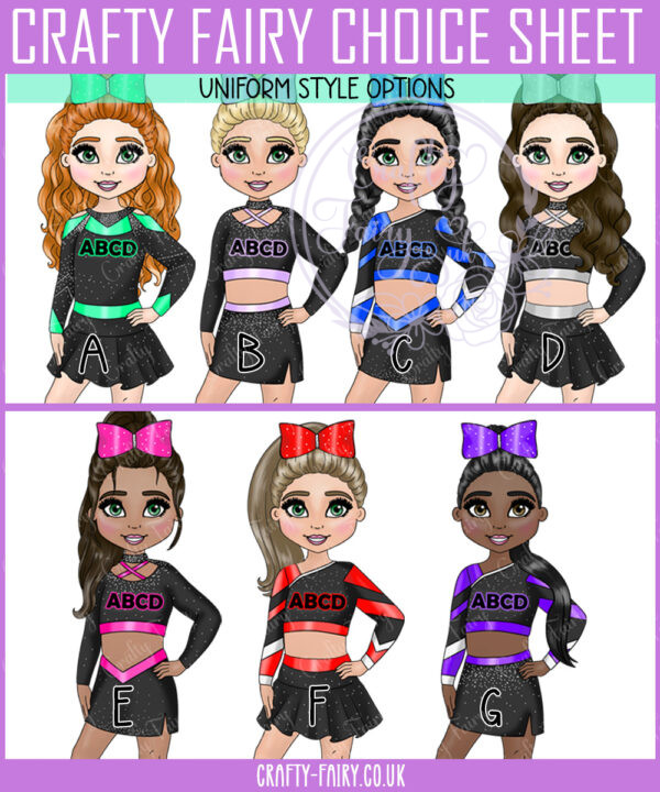 3252 cheer outfit options