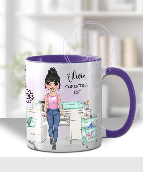 3293 personalised crafter lady mug 1
