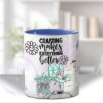 3293 personalised crafter lady mug 3