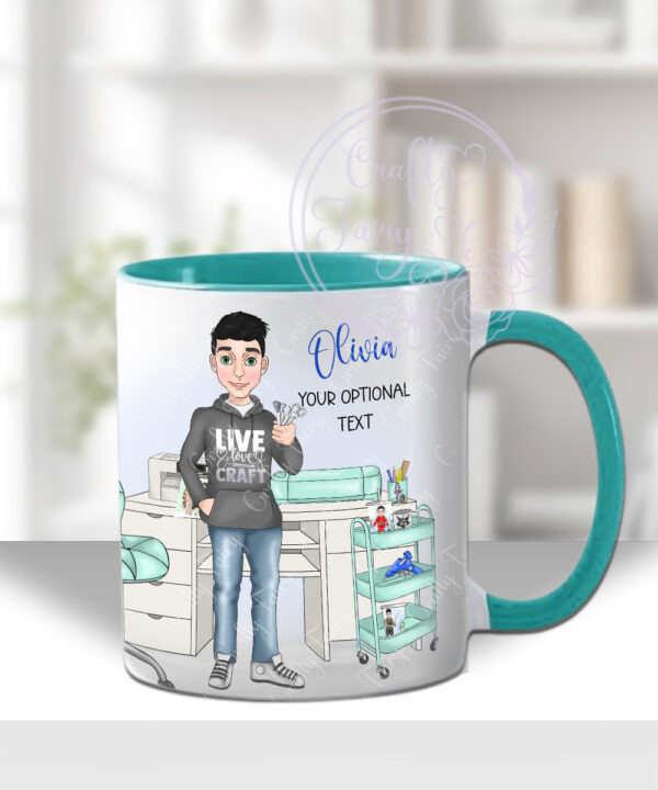 3297 personalised male crafter mug gift 1