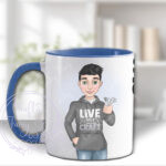 3297 personalised male crafter mug gift 3