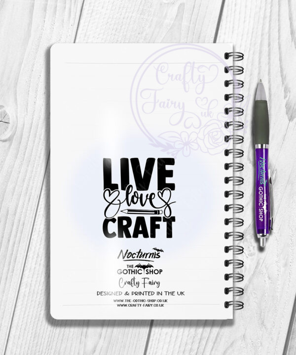 3299 personalised male crafter notebook 2