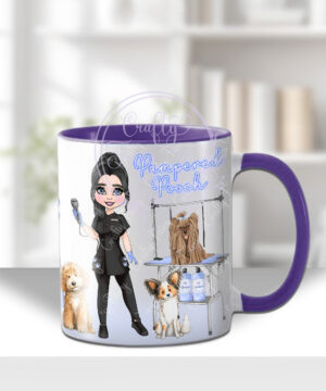 3317 personalised dog groomer mug 1
