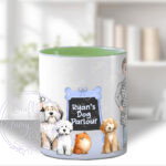 3320 personalised male doog groomer mug 3