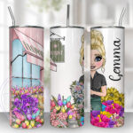 3324 personalised florist flowers tumbler 1