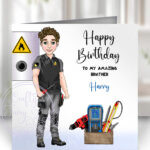 3326 personalised card gas engineer 1