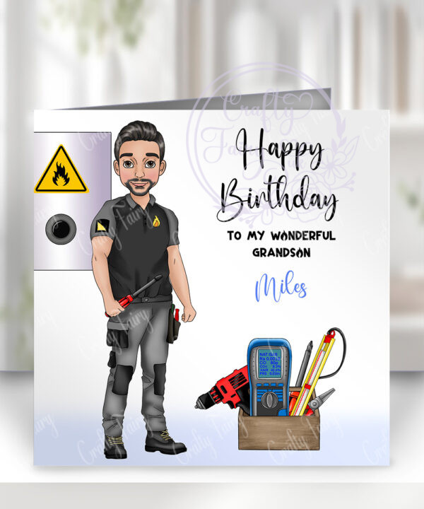 3326 personalised card gas engineer 2