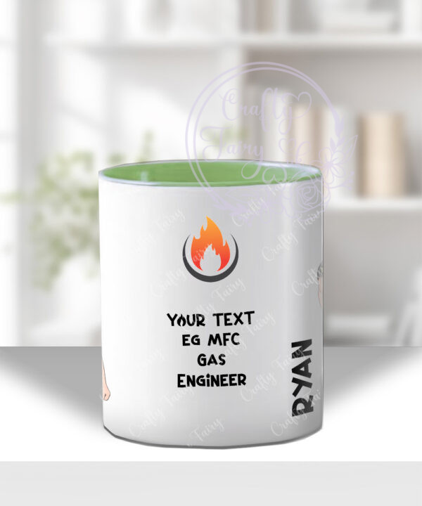 3327 personalised gas engineer mug 3