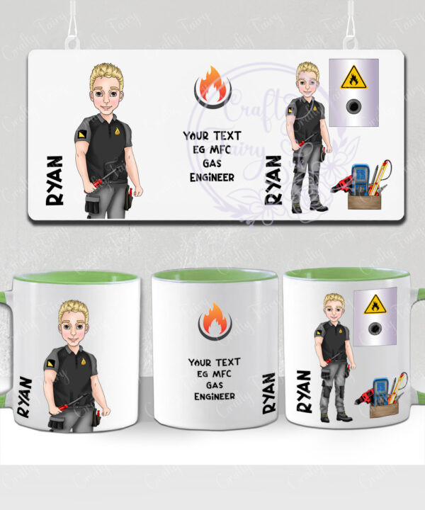 3327 personalised gas engineer mug 4