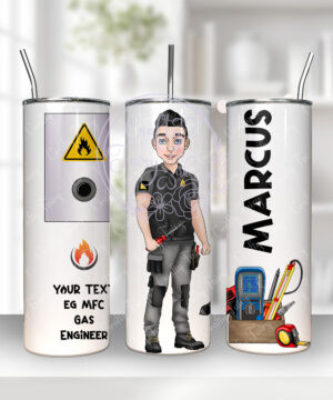 3328 personalised gas engineer tumbler 1