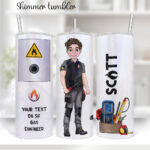 3328 personalised gas engineer tumbler 2