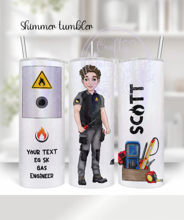 3328 personalised gas engineer tumbler 2