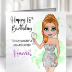 3329 personalised girl who loves gin birthday card 2