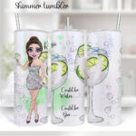 3330 personalised gin lover lady tumbler 2