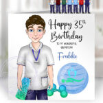 3338 personalised birthday card physiotherapist 1