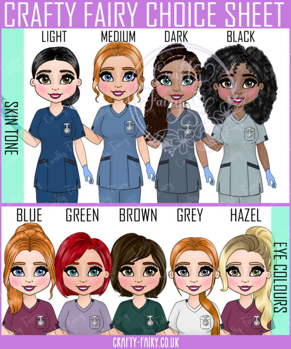 personalised nhs staff healthcare worker nurse new uniform birthday or congratulations card