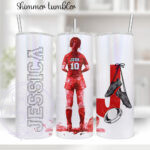 3450 personalised rugby girl tumbler 2