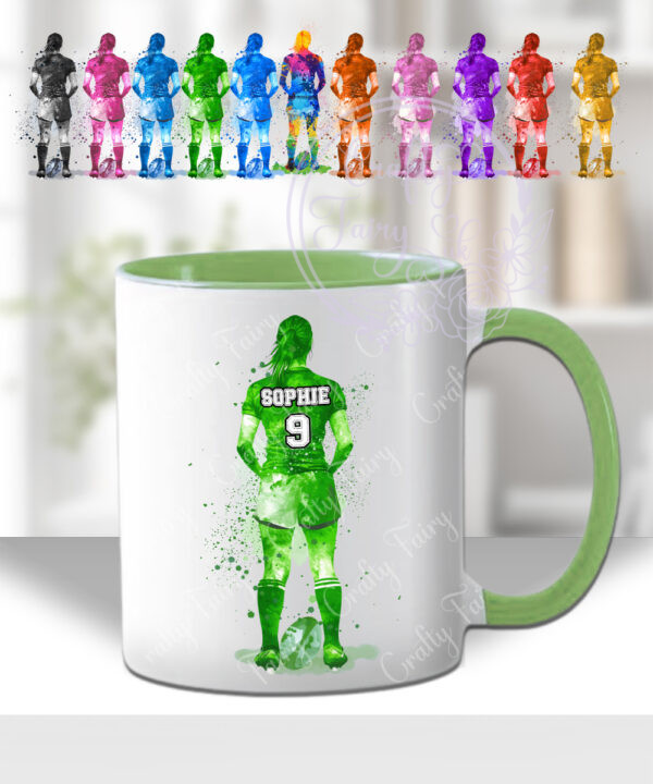 3455 personalised rugby woman mug 3