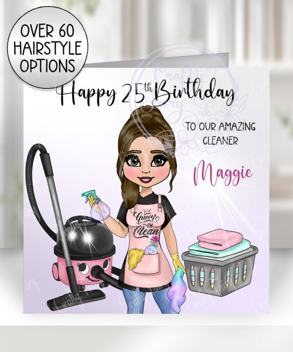 3459 personalised cleaner birthday card 1