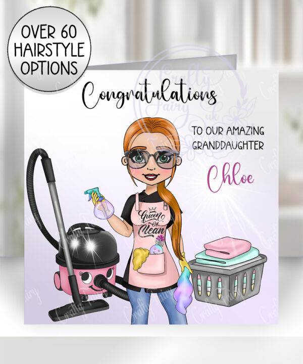 3459 personalised cleaner congrats card 2