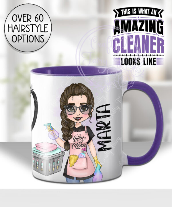 3461 personalised cleaner queen mug gift 1