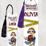 3509 personalised true crime bookmark 1