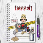 3511 personalised true crime notebook 3