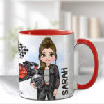 3525 personalised racing car driver lady mug 1