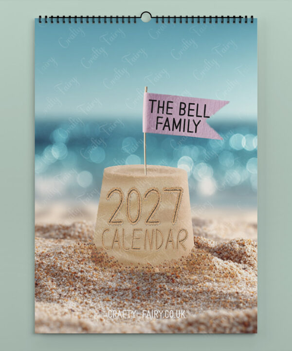 personalised family fun days 2026 calendar