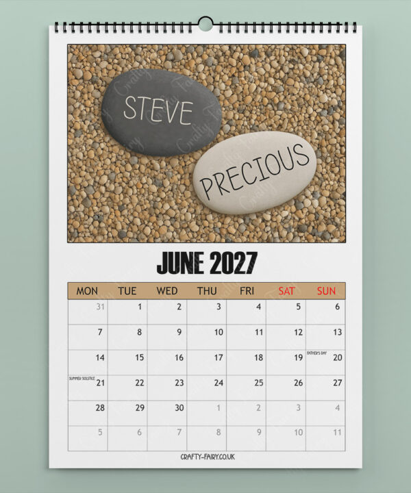 personalised family fun days 2026 calendar