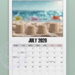 personalised family fun days 2026 calendar