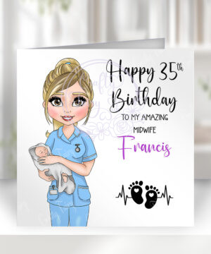 714 personalised midwife congrats card 2