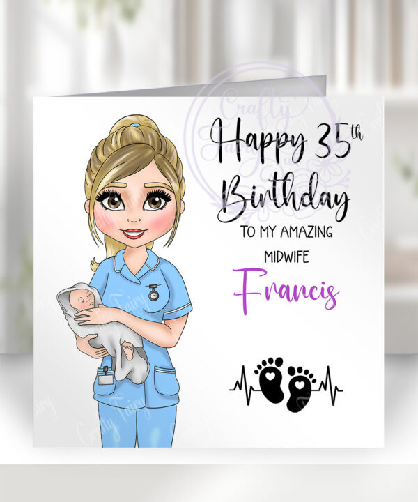 714 personalised midwife congrats card 2