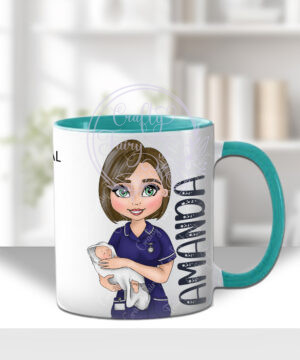 717 personalised midwife mug 1