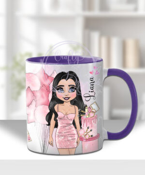 917 personalised teen girl who loves makeup mug 1
