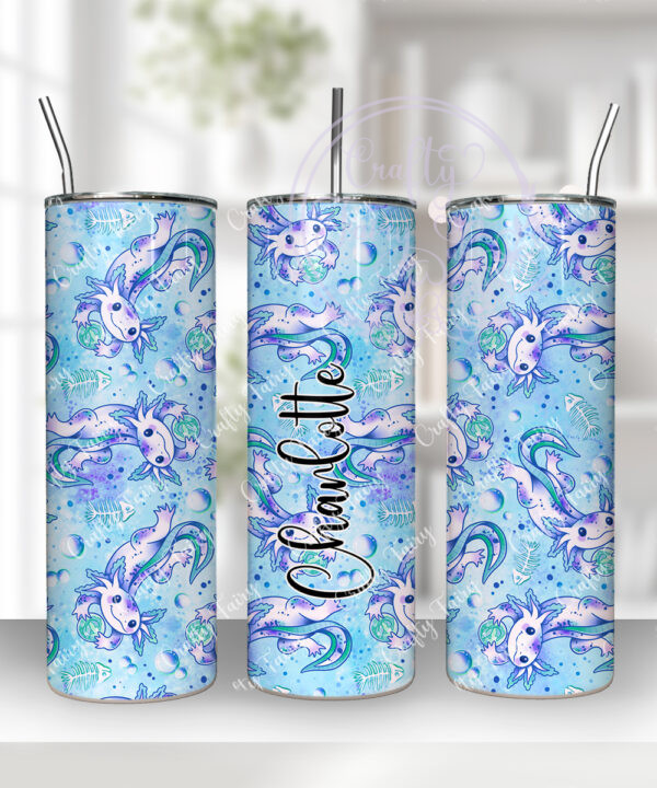 3560 personalised axolotl tumbler 1