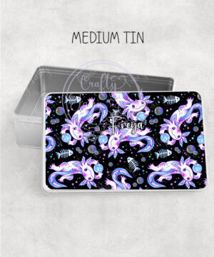3563 personalised axolotl storage tin 2