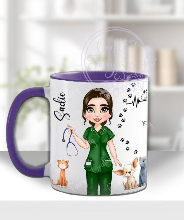 3567 personalised veterinary nurse mug 3