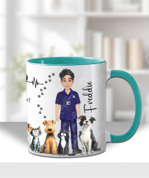3573 personalised vet mens mug 1